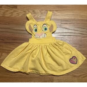 VINTAGE DISNEY The Lion King Nala Embroidered Baby Girl Dress Rare HTF 3-6months